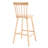 38.5" H Solid Wood Slat Back Counter Stool-30850180