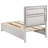SantaAna 51-inch Wood Twin Storage Panel Bed White-1960154818-1960154819