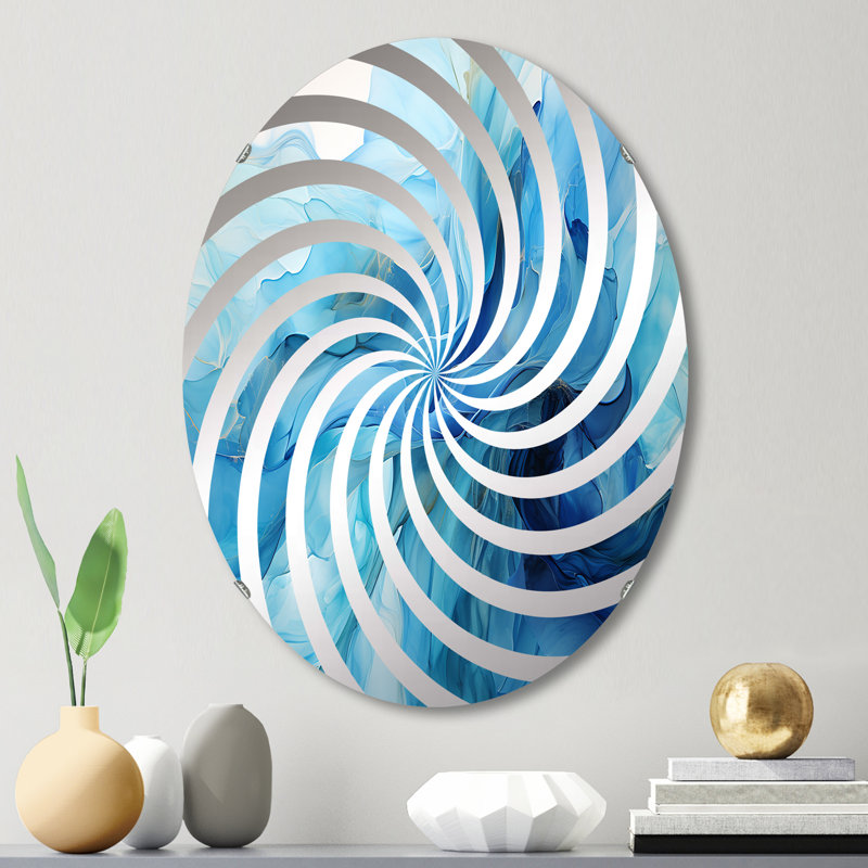 Oceanic Rhapsody II - Miroir décoratif Vortex MIR105678 O, L 20 po x H 30 po