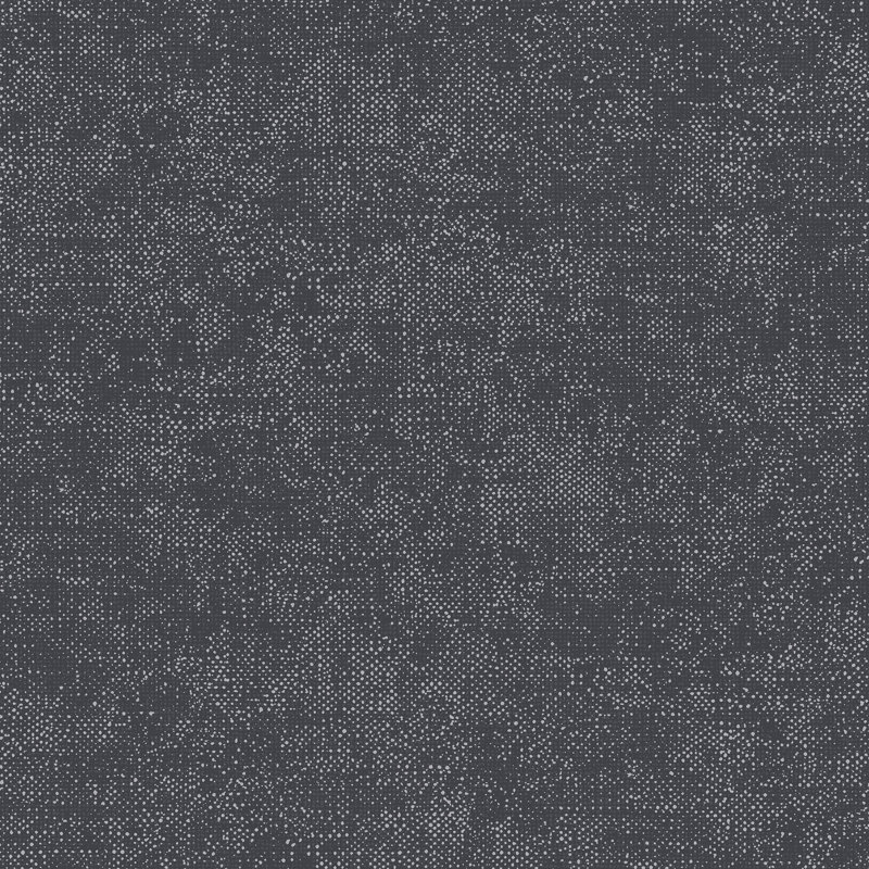 Le papier peint lavable 20,5 po x 33 pi Carnes Micro Texture couvre environ 56 pieds carrés, Gris opaque / noir