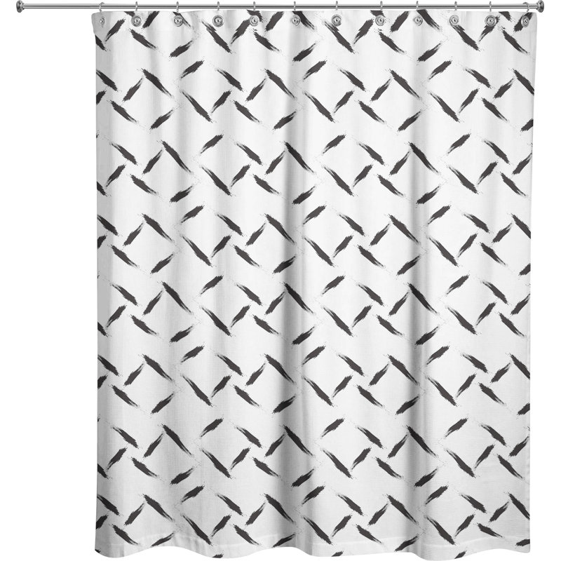 Bronstein Criss Cross Shower Curtain