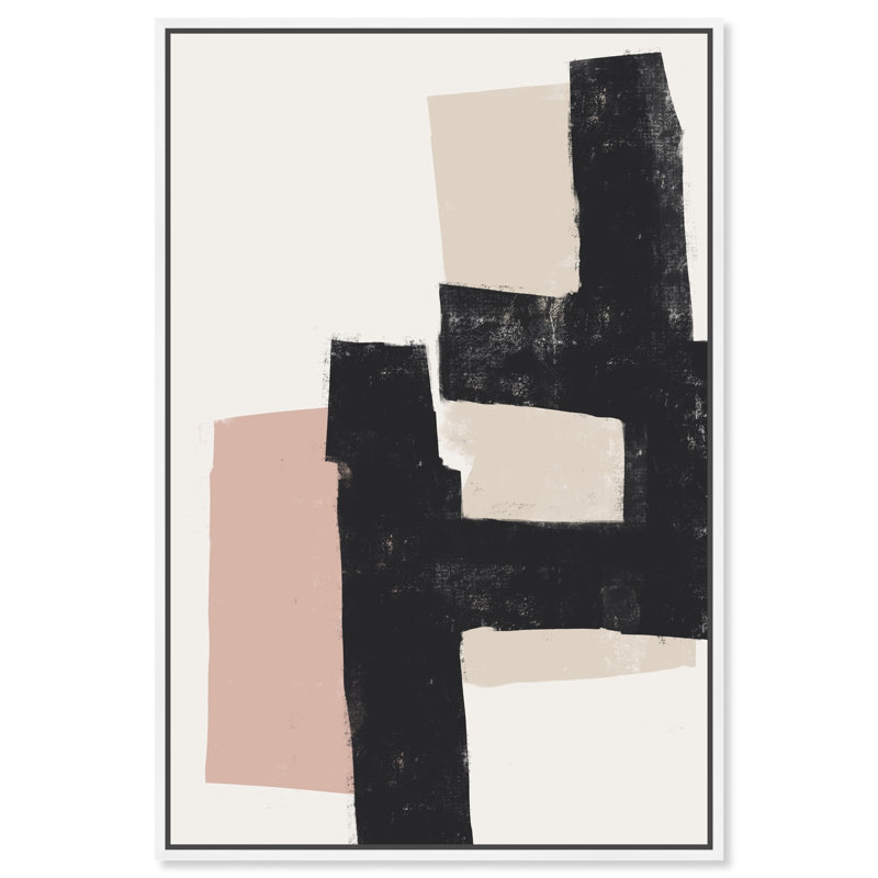 Roads To Nowhere Print by Oliver Gal, 31"H x 46"W, White Floater Frame