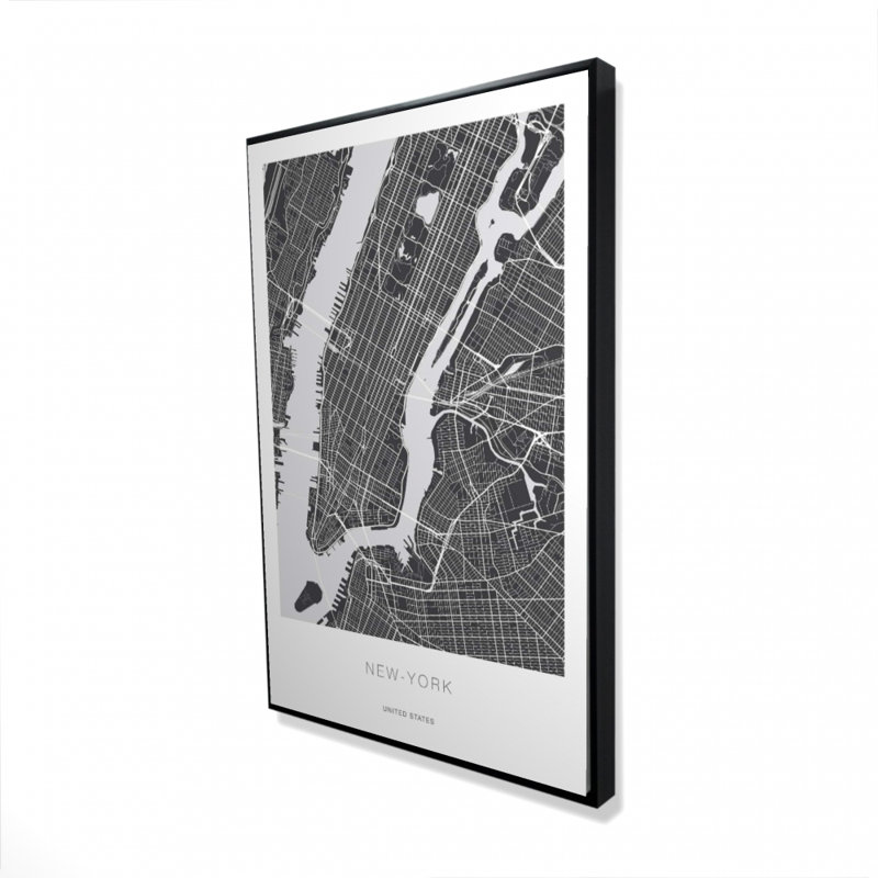 " New York Graphic Map "