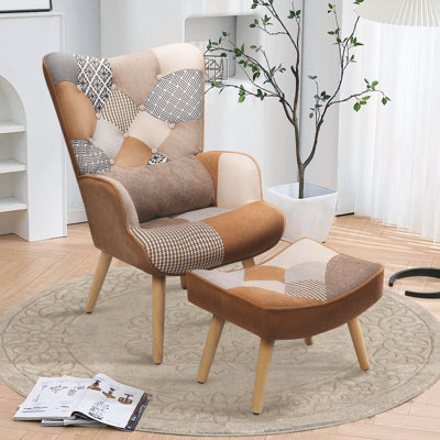 Kohls Bedroom Chairs Kohlson Wide Tufted Wingback Chair And