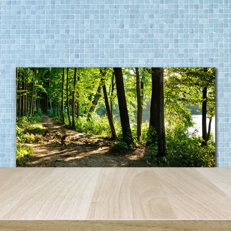 50cm W x 100cm L Glass Peel and Stick Panel