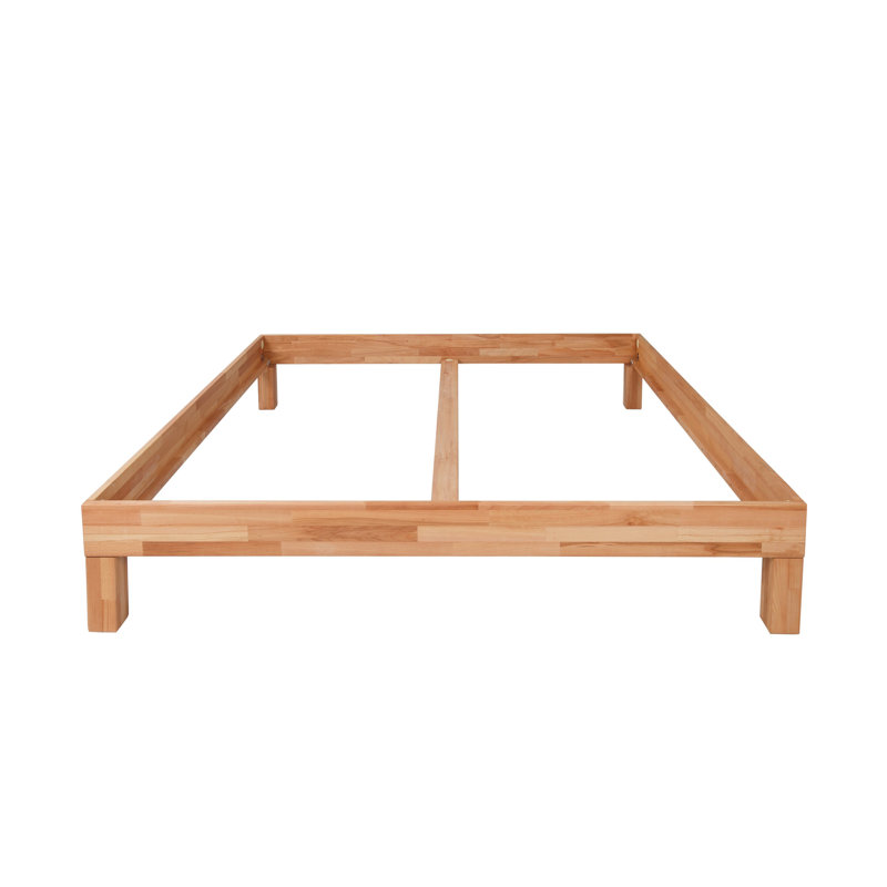 Kalida Jana Solid Wood Bed in Beech, European Double (140 x 200 cm)