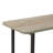 Celine 71" Contemporary Modern Console Table with 2 Shelves in Black-1661968989