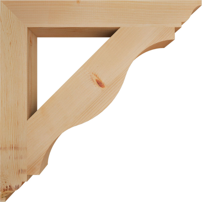Support traditionnel Funston, H 30 po x l 3,5 po x P 30 po, Douglas, Lisse