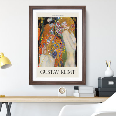 Water Serpents II by Gustav Klimt - Picture Frame Art Prints