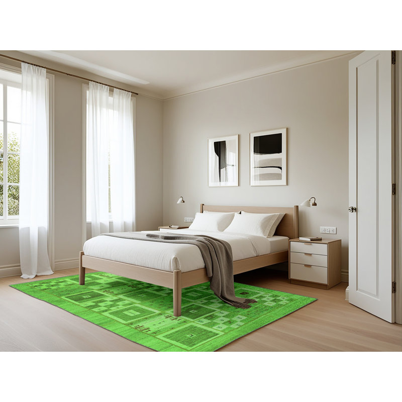 Performance Patchwork Indoor Rug, Rectangle 5' x 7'