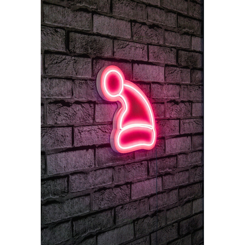 Éclairage décoratif en plastique à DEL, Rose