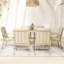 Chaises de patio en aluminium 6 pièces avec coussins Colby-1209733801