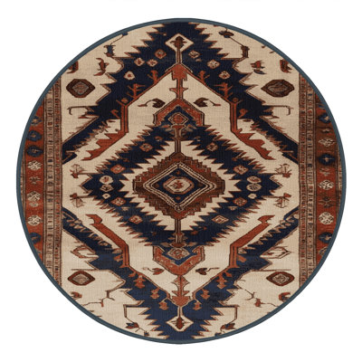 Machine Washable Persian Brown Area Rug