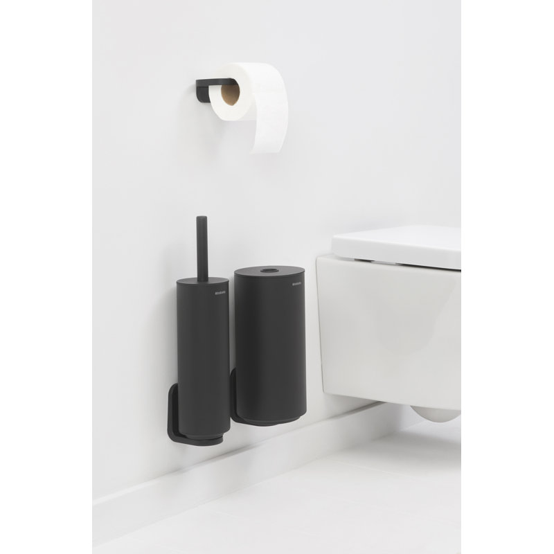Brosse de toilette, porte-rouleau de papier toilette et distributeur de papier toilette Brabantia Mindset