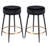 Seattle 14" W Velvet and Iron Bar Stool -1766588926-1846677706