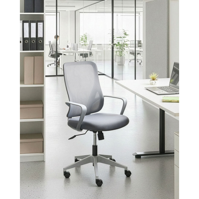 Mesh Office Chair, Grey, Grey