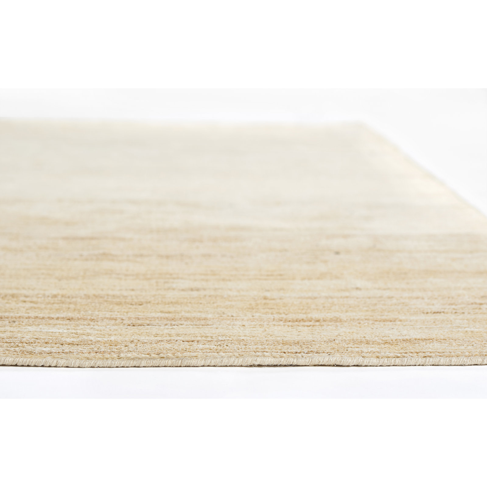 Caterina Beige Hand-Knotted Abstract Jute Rug, Rectangle 2' x 3'