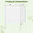  4 ft. H x 4 ft. W Vinyl Privacy Screen