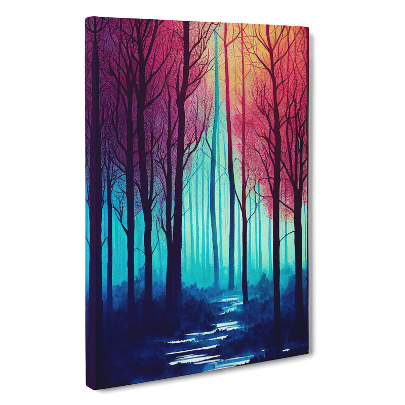 Bright Forest - Wrapped Canvas Print, 50cm H x 35cm W x 3cm D