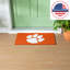 Tapis en PVC pleine couleur, 16 po x 28 po, Université Clemson