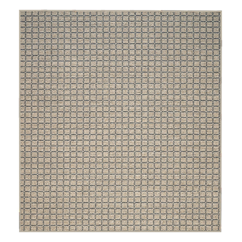 Tapis d'intérieur / extérieur beige touffeté Imo, Carré de 6 pi