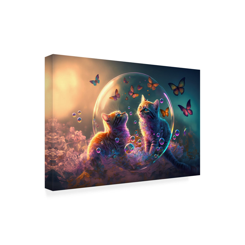 «Animals Mystical Morning 11», impression sur toile, H 12 po x l 19 po x P 2 po