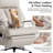 Modern Dual Motor Electric Executive Reclining Office Chair with Footrest – Wide Ergonomic Seat in Sleek PU Leather for Home & Work-1105215074