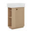 Meuble-lavabo 21,6 po avec lavabo en céramique