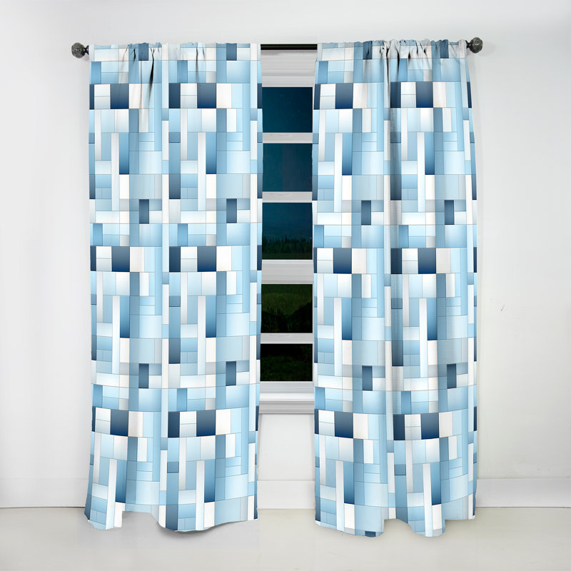 Serene Structures - Rideau moderne - Velours obscurcissant - 1 panneau, L 52 po x L 120 po