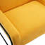 Fauteuil moderne incliné avec structure en métal-333645170