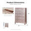 Ensemble de chambre à coucher simple en bois 3 pièces Annistyn-87383365-131561563