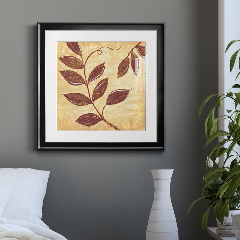 Marsala Moment I - reproduction de photo encadrée sur papier, Papier encadré noir, H 26,5 po x l 26,5 po x P 1,5 po
