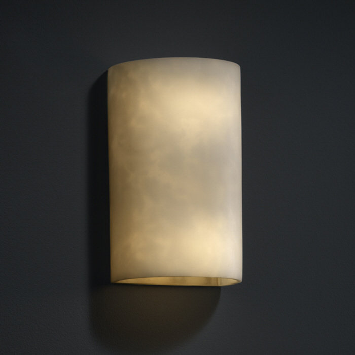 Applique murale beige / crème Ainka 1, H 12,5 po x l 7,75 po x P 7,75 po