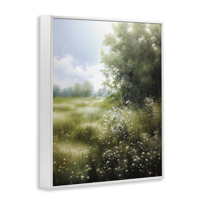 Greener Pastures Landscape Framed Giclee, design by Heidi Kuntz