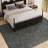 700G Woven - Like Dark Patterned American Style Carpet-667967735