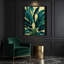 "Watercolor Botanical 59", art mural sur toile verte-328453932