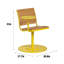 Chaise de patio pivotante imperméable avec porte-gobelet-132640405