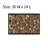 Cobblestone Texture Pattern Doormat, 24L x 36W, for Entrance Porch