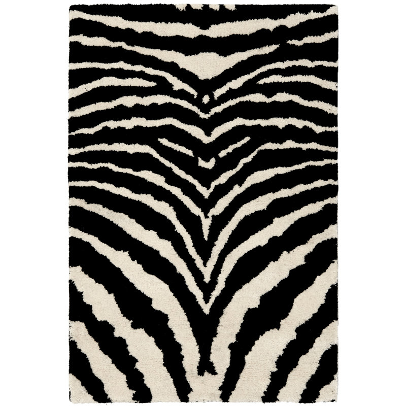 Christoper Hand Tufted Wool Animal Print Rug, Rectangle 8'3" x 11'