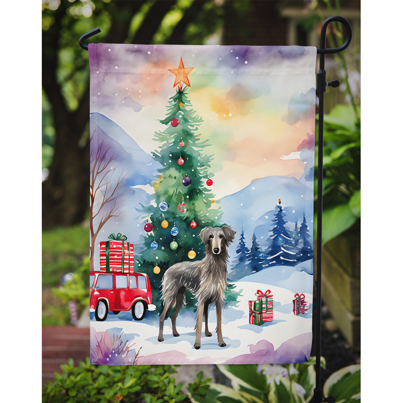 Double Sided Polyester Christmas, 15.5'' H x 11.25'' W