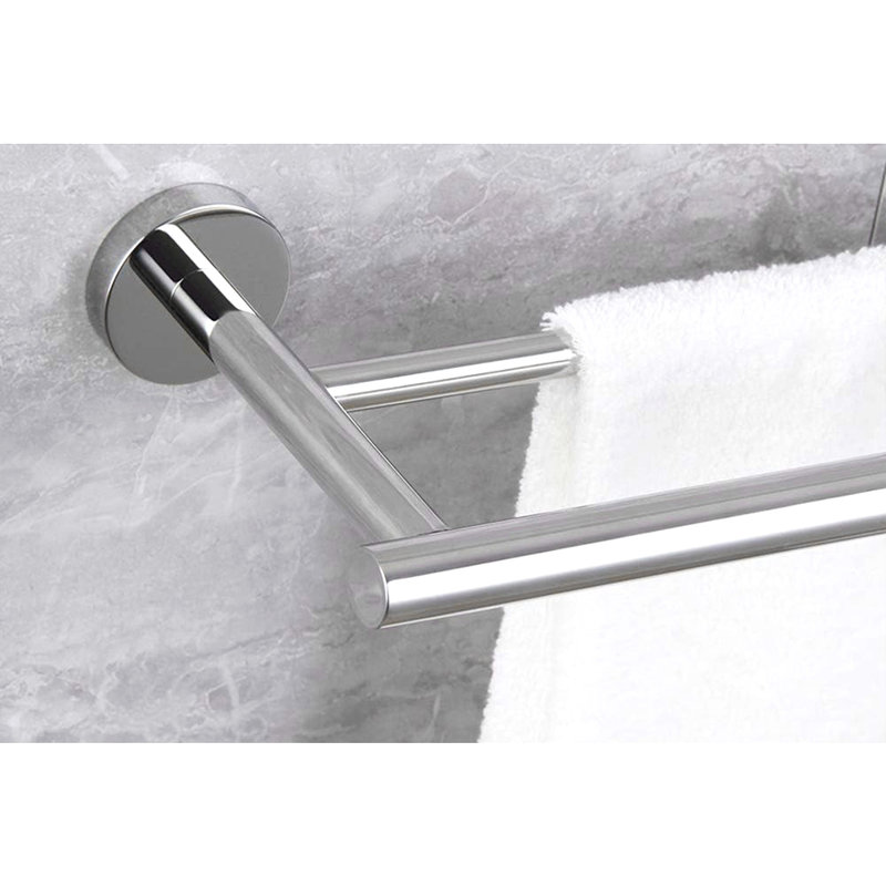 23.6'' Towel Bar Wall Mounted, Silver