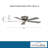 52" Mesa 5 - Blade Standard Ceiling Fan with Pull Chain-32738099