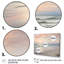 «Beach Serenity Gentle Pink Pastel Sunrise - Coastal Beach», reproduction sur toile-1022807140-1022807150