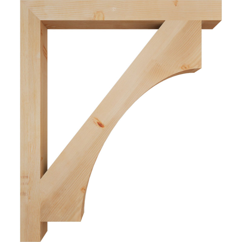 Support Westlake Block, Cèdre rouge de l'Ouest (lisse), H 48 po x l 3,5 po x P 40 po