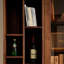 Bibliothèque en bois massif pur