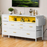 Lelea 50.6'' W 9 - Drawer Dresser