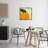 Bright Orange Fruit Framed Floater Canvas Wall Art by Daniela Santiago-219051334-219051357