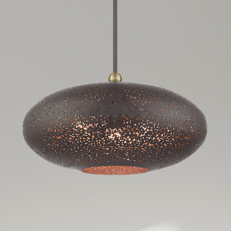 Bion - Light Bronze Pendant, Bronze, 50.75"H x 20"W x 20"D