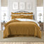 Ensemble de couvre-lit de couleur unie en velours Cascade - 8 pièces-98194617-98194614