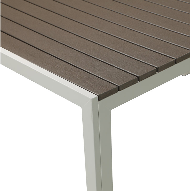 Rectangular 6 - Person 59'' L Outdoor, Gray, Gray